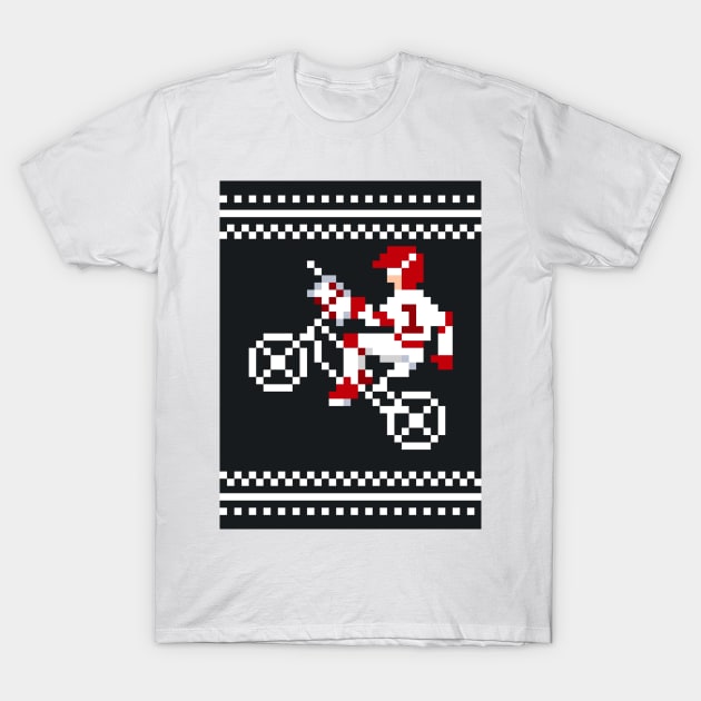 BMX videogame pixel art T-Shirt by TommySniderArt